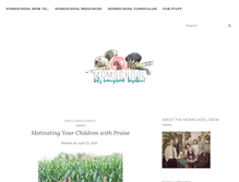 Tablet Screenshot of momschool.net