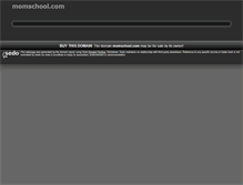 Tablet Screenshot of momschool.com